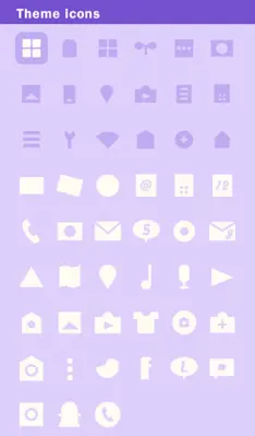 Simple Pastel Color (Lavender) android App screenshot 1